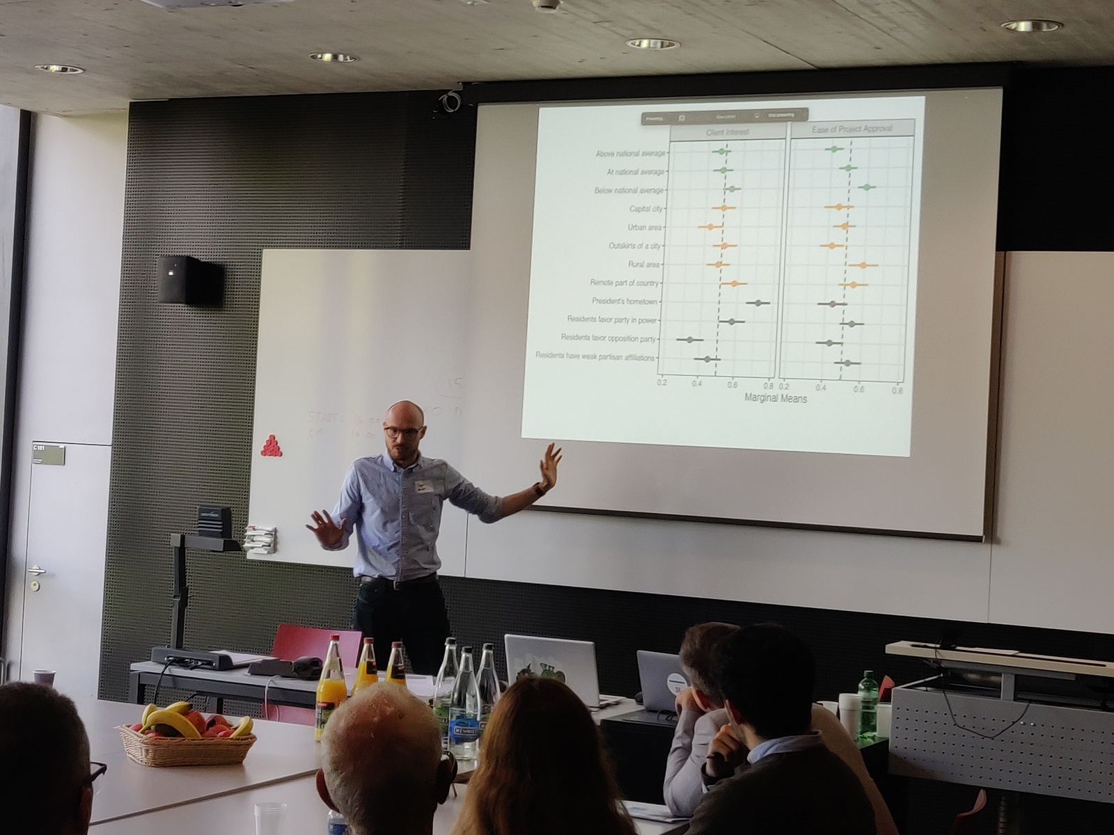 Ryan Briggs presenting